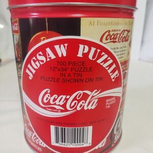 Coca-Cola Jigsaw Puzzle 700 Piece in‎ Tin Can Collectible Coke